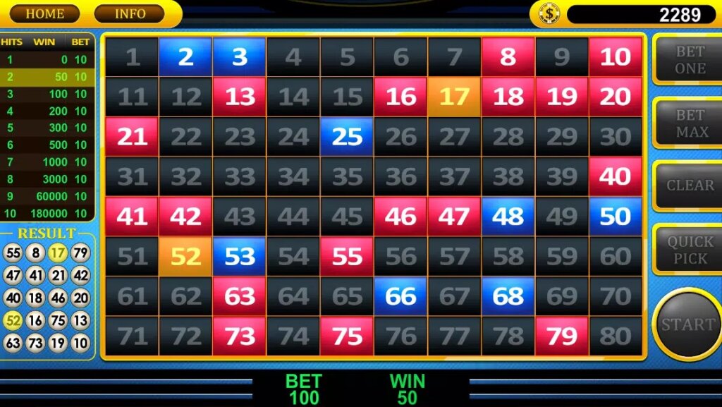 Keno App, Winning Keno Numbers, Keno Lottery Result Today